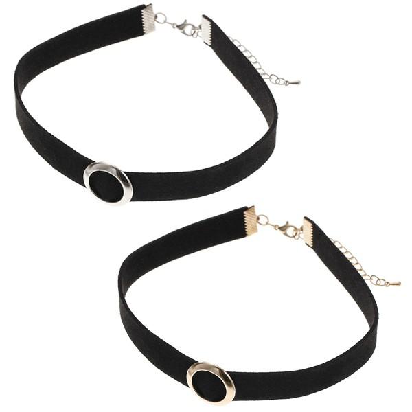 レディース リングチョーカー 本革 スエード 黒 ブラック シルバー ゴールド 人気 定番 可愛い Ss Cnk17sps 447 アクセサリーショップ Piena 通販 Yahoo ショッピング