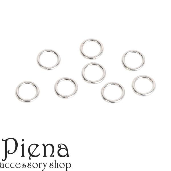 マルカン 8個入り シルバー925 線形1.2mm 内径約6.0mm 外径約8.0mm
