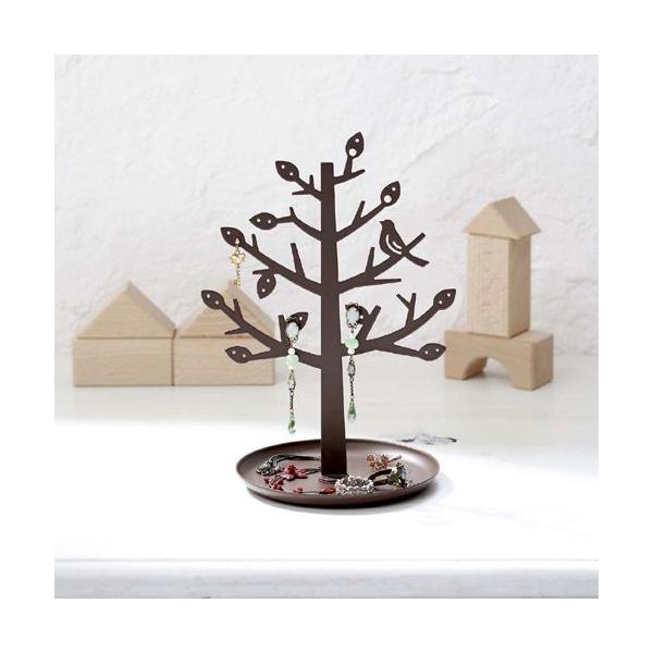 アクセサリー収納スタンド ツリー型 木の形 小鳥 ホワイト ブラウン 小物収納 ピアス Ya 063 アクセサリーショップ Piena 通販 Yahoo ショッピング