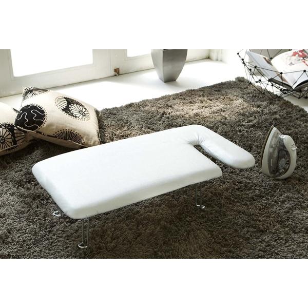 軽量ペアプレス フック付き アルミ アイロン台 仕上げ馬一体型 スチールメッシュ ワイド天板