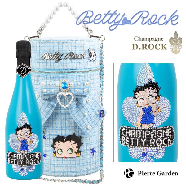 シャンパンD.ROCK BETTY.ROCK TWEED BLUE ベティブープ ブルー ベティ