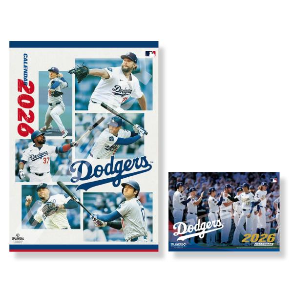 ロサンゼルス・ドジャース 壁掛け・卓上セット CL26-555 CL26-556 2026