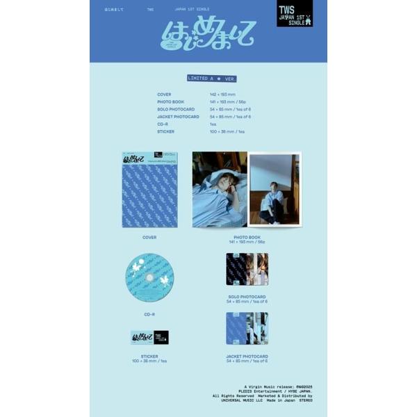 特典CL付】新品 はじめまして(初回限定盤A) / TWS(CD) TYCT39305