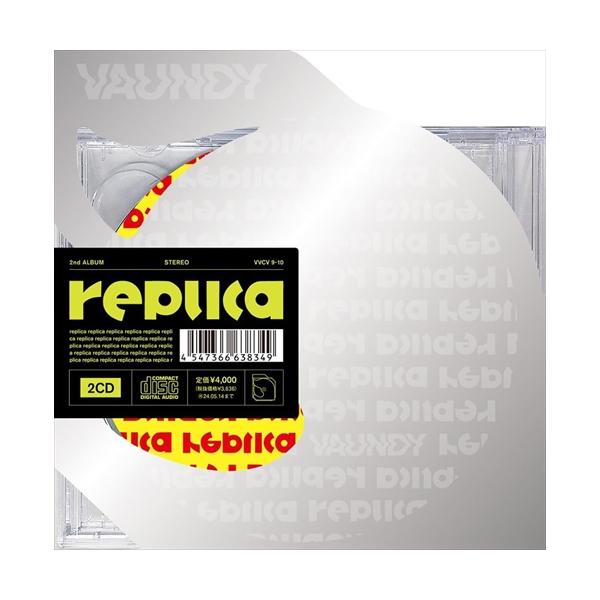 特典CL付】新品 replica (通常盤) / Vaundy バウンディ (2CD 特典CL付】新品 replica (通常盤) / Vaundy バウンディ (2CD