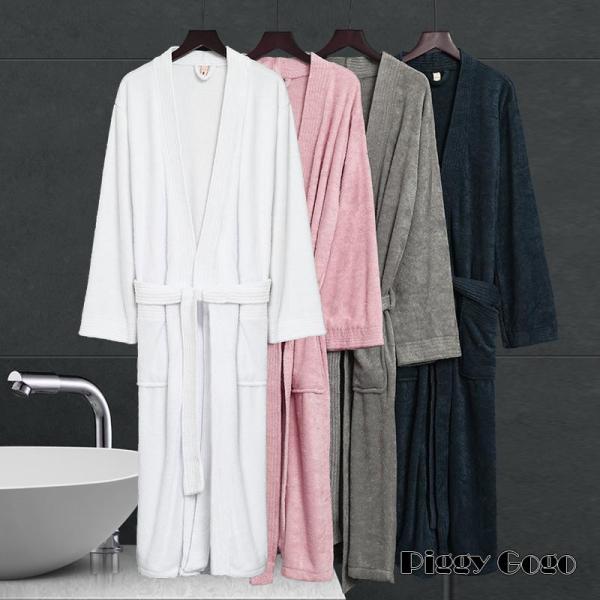 バスローブ レディース メンズ ルームウェア 部屋着 パジャマ ナイトガウン カップル 男女兼用 ロング 冬 お風呂上り 毛布みたい もこもこ あったか 速乾 前開き 長袖 バスグッズ 秋冬【素材】綿混紡◆商品画像はサンプルのため、色味や仕...
