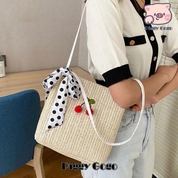 かごバッグ レディース トートバッグ 麦わらバッグ ピクニック 海 ビーチ 夏バッグ 麦わらバッグ 軽量 かわいい 草編みバッグ　オシャレ かごバッグ レディース トートバッグ 麦わらバッグ ピクニック 海