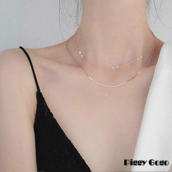 チョーカー 2連チェーンネックレス : Piggy Gogo - 通販 - Yahoo