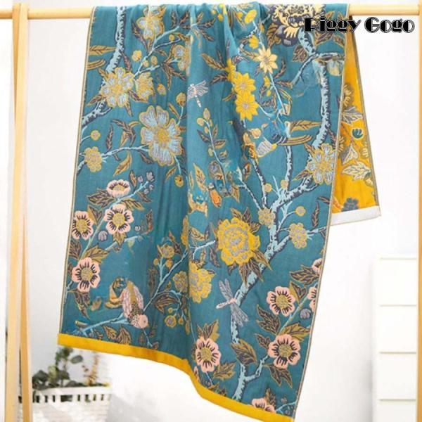 ・素材： 綿100%（100％天然素材）　5重ガーゼ・サイズ：80*160cm・安全性：無蛍光の100%天然素材、ご安心使用ください。・かわいい柄。タオルケットやシーツ代わりとしてのご使用がおすすめです。・肌に優しい天然素材、100％綿を使...