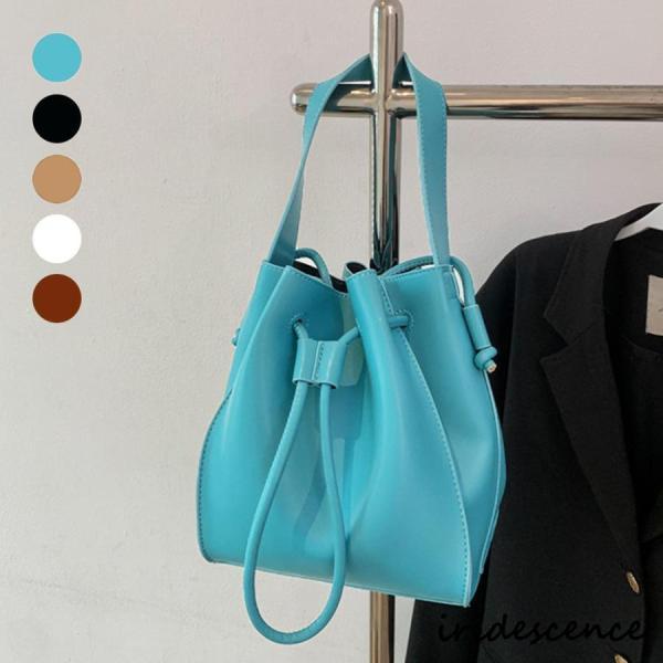 巾着ショルダーバッグ PUレザー斜めがけ : Piggy Gogo - 通販