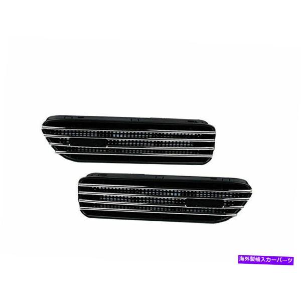 Side Fender Grille BMW E46 M3 CSL / SMG 2D 4D用クロームFINとBLACK