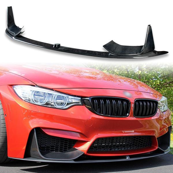 BMW用 M3 F80 M4 F82 F83 2014-2020 カーボン 3点セット フロント