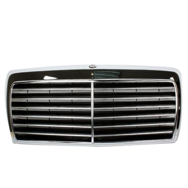 メルセデス・ベンツ フロントグリル クローム ベンツ用W124 クロームメッキブラックフロントグリル Eクラス