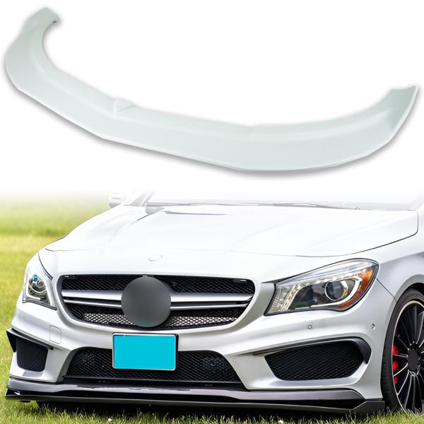 メルセデスベンツw117 AMGバンパー用 フロントスポイラー　 3分割 Mercedes-Benz メルセデスベンツ CLA C117 W117 AMGライン 後期