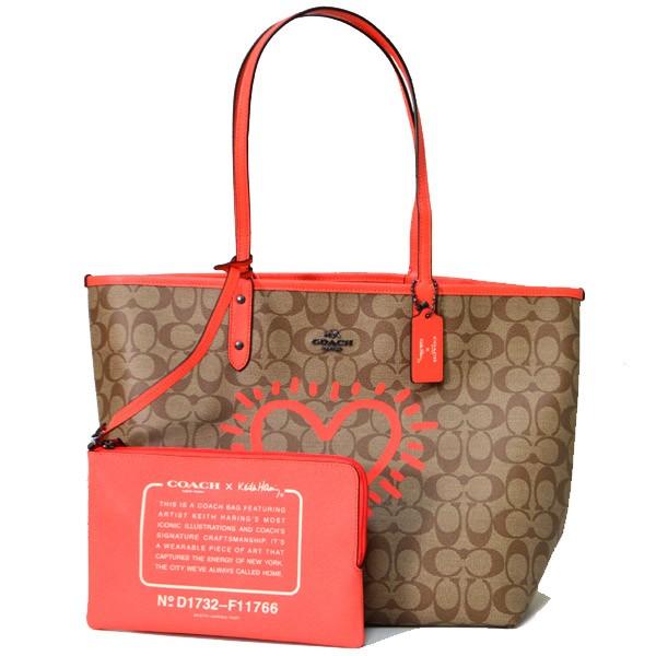 コーチ バッグ COACH キースへリング コラボ シグネチャー ハート 