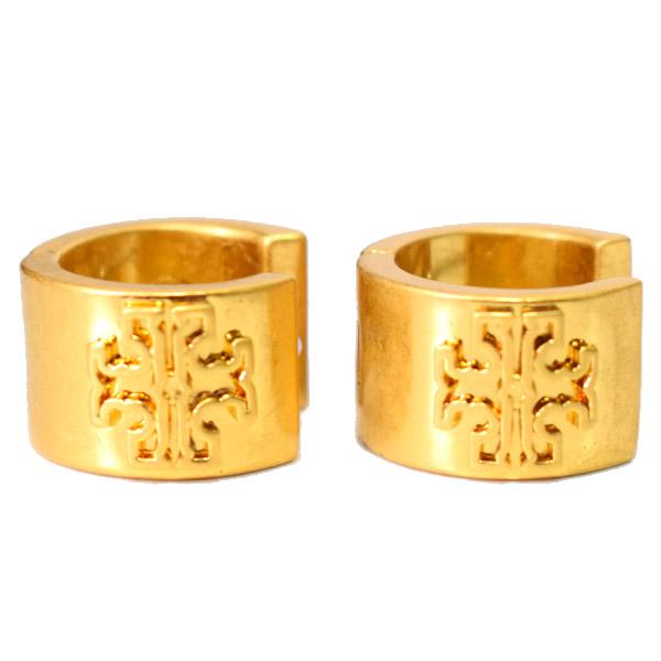 トリーバーチ ピアス TORY BURCH ブリテン ハギーズ ロゴ リング  