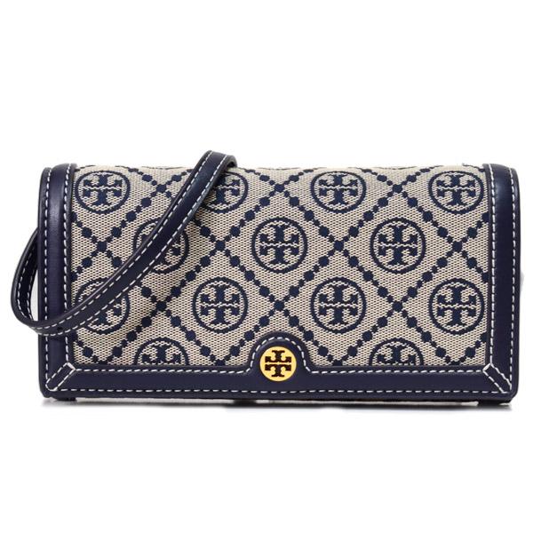 TORY BURCH トリーバーチ バッグ ジャガード レザー モノグラム ロゴ 