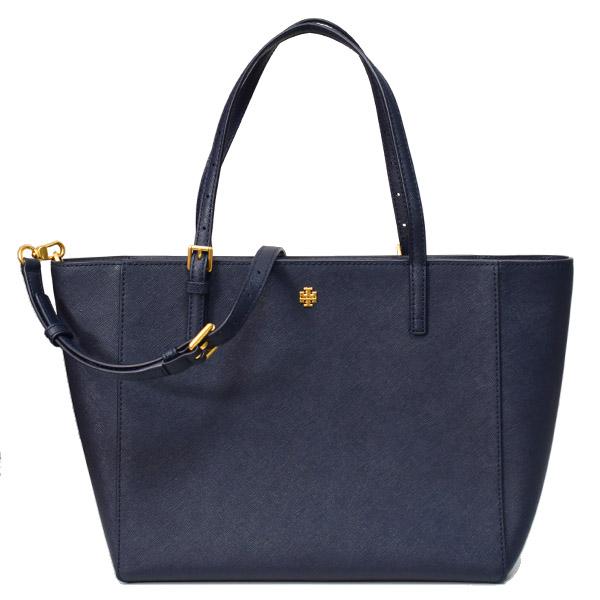 Tory Burch ネイビー ロゴトートバッグ Tory Burch ネイビー ロゴトートバッグ