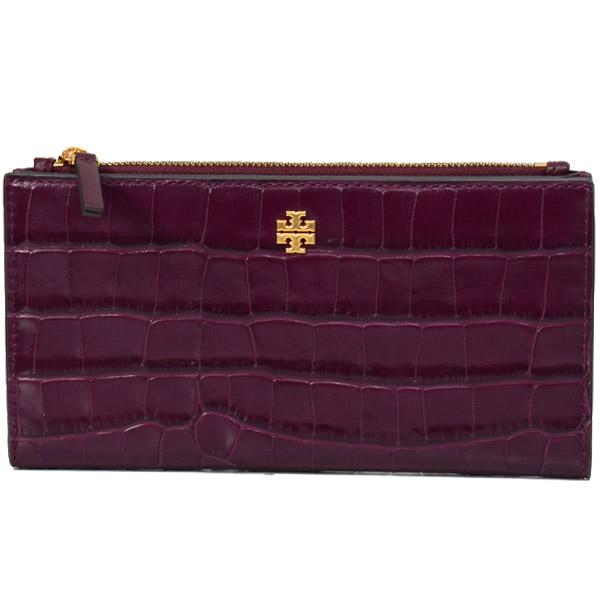 TORY BURCH トリーバーチ 長財布 エンボスドレザー クロコダイル 