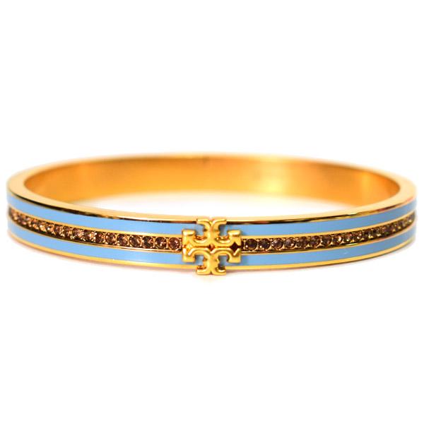 TORY BURCH（トリーバーチ） ブレスレット メタル ロゴ キラ ストーン