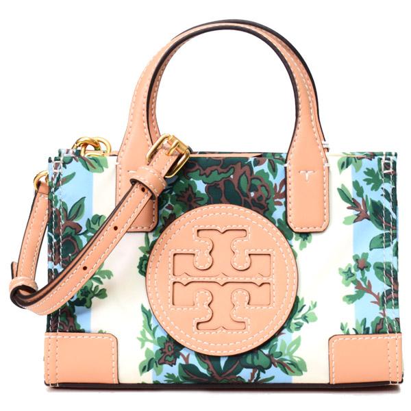 トリーバーチ バッグ TORY BURCH レザー エラ バラ 花柄 ロゴ プリント