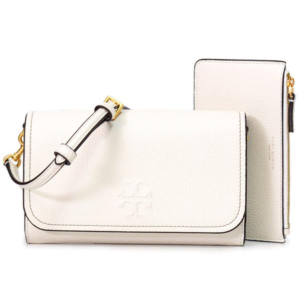 トリーバーチ バッグ TORY BURCH レザー フラップ ウォレット 2way