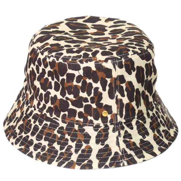 トリーバーチ 帽子 TORY BURCH コットン レオパード ヒョウ柄 ワンポイント ロゴ バケット ハット バケハ サファリハット 帽子 リバレオパードトリーネイビー 150641 TORY BURCH（トリーバーチ） 帽子 コットン レオパード ヒョウ柄 ワン