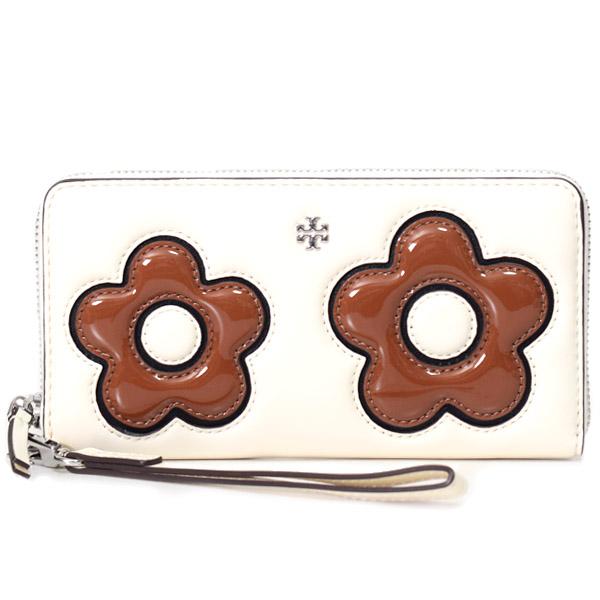 TORY BURCH トリーバーチ 長財布 レザー エマーソン お花