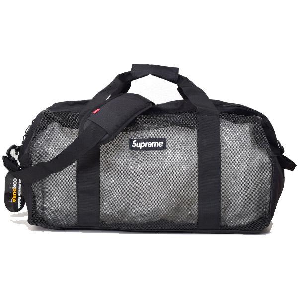 シュプリーム バッグ SUPREME PVCコーティングメッシュ ナイロン ロゴ ビッグ ダッフル 2way 斜めがけ ショルダー ボストンバッグ ブラック 20201021 シュプリーム バッグ SUPREME PVCコーティングメッシュ ナイロン ロゴ ビッグ ダッフル 2way 斜めがけ ショルダー ボストンバッグ ブラック 20201021