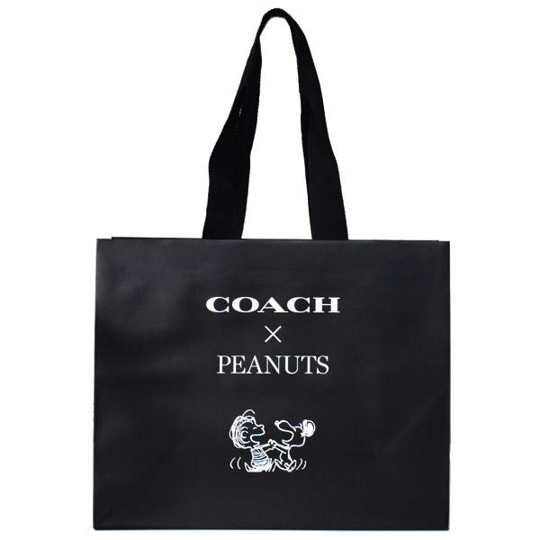 COACH（コーチ） 紙袋 スヌーピー ピーナッツ コラボ ラージ 純正紙袋