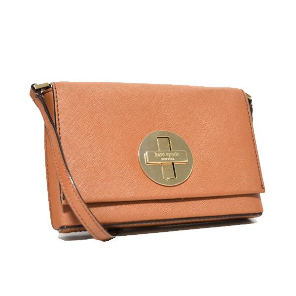 ケイトスペード バッグ katespade ケイトスペード レザー ターンロック 斜め掛け ショルダーバッグ ブラウン【訳あり】2256 kate spade NEW YORK（ケイト・スペード ニューヨーク） ケイト
