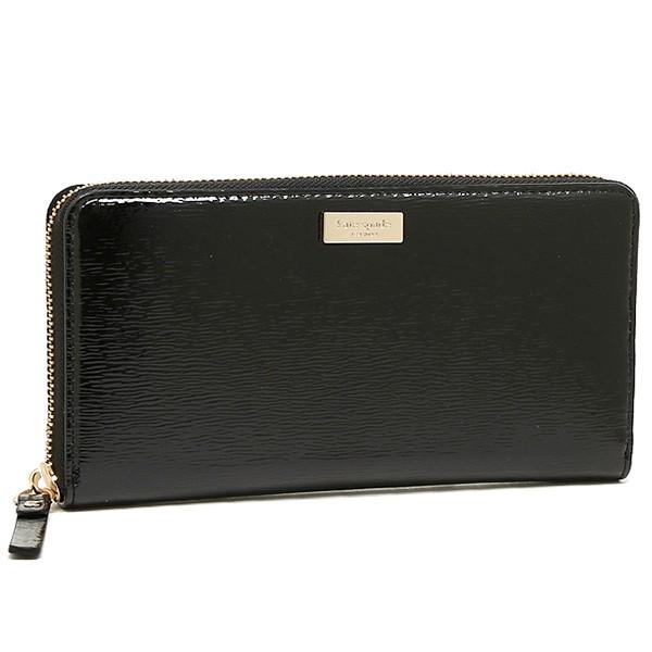 アメリカ購入】Kate spadeジップアラウンドWLR00631 長財布 黒