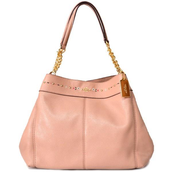 コーチ バッグ Coach レザー フローラル 花柄 リベット スタッズ チェーン ショルダー ハンドバッグ ヌードピンク 254 Buyee Buyee 日本の通販商品 オークションの代理入札 代理購入