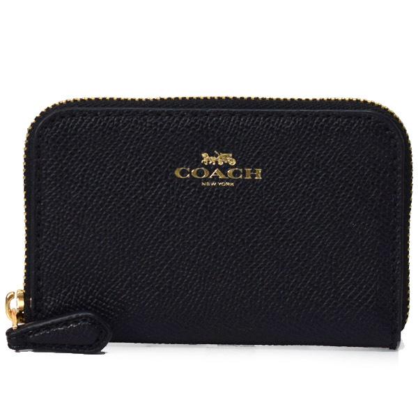 COACH（コーチ） 小銭入れ クロスグレーンレザー スモール スクエア
