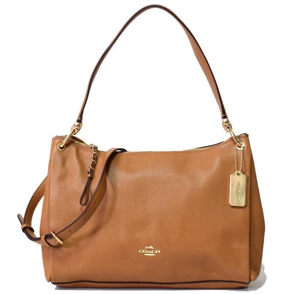 COACH（コーチ） バッグ ペブルレザー ミア ワンハンドル 2way 
