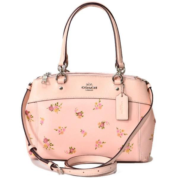 コーチ COACH フローラル柄シグネチャー2WAYバッグ上品華やか人気 COACH（コーチ） バッグ コーティング キャンパス レザー フローラル