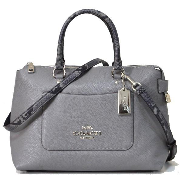 コーチ バッグ COACH エマ レザー パイソン柄 2WAY ショルダー コーチ バッグ COACH エマ レザー パイソン柄 2WAY ショルダー