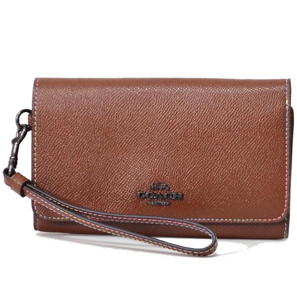 COACH（コーチ） バッグ レザー クラッチ リストレット 2WAY バッグ