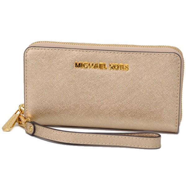 MICHAEL KORS（マイケルコース） 財布 メタリック レザー フォン 
