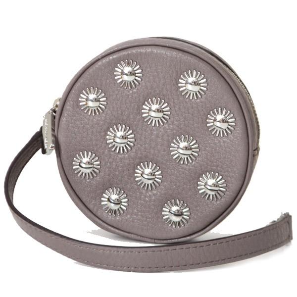 マイケルコース ポーチ MICHAEL KORS レザー スタッズ リベット リストレット ケース マルチポーチ シンダー 32H6SPMP1U MICHAEL KORS（マイケルコース） ポーチ レザー スタッズ リベット