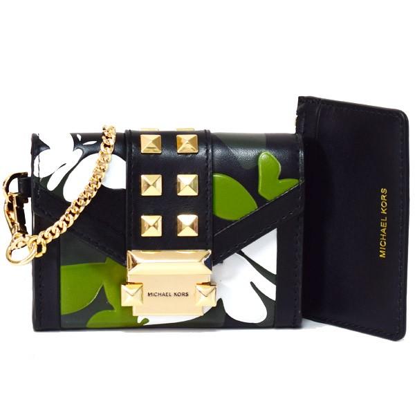 MICHAEL KORS マイケルコース 財布 カーフレザー バタフライ スタッズ 