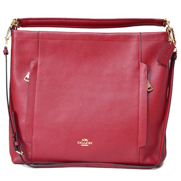 COACH（コーチ） バッグ ペブルド レザー スカウト 2WAY ホーボー 