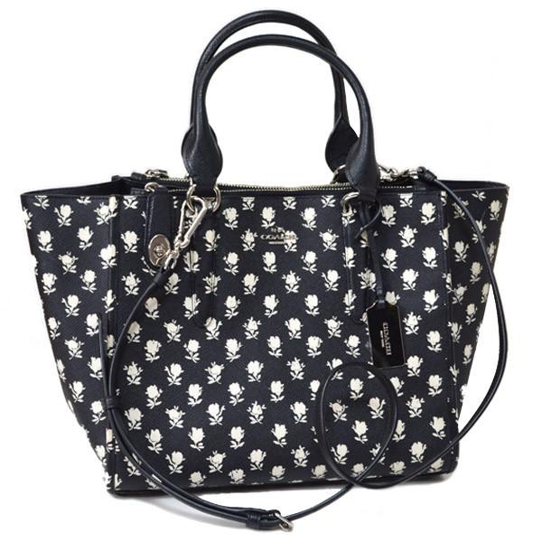 コーチ バッグ COACH クロスグレイン バッドランズ フラワー レザー