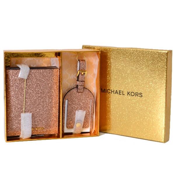 MICHAEL KORS マイケルコース 小物 グリッターラメ レザー 二