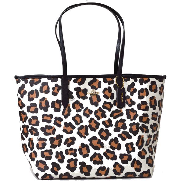 COACH コーチ バッグ オセロット ヒョウ柄 レオパード シティ COACH コーチ バッグ オセロット ヒョウ柄 レオパード シティ