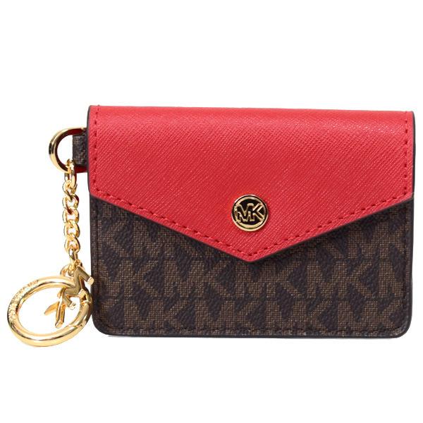 マイケルコース カードケース MICHAEL KORS PVC レザー カラ  