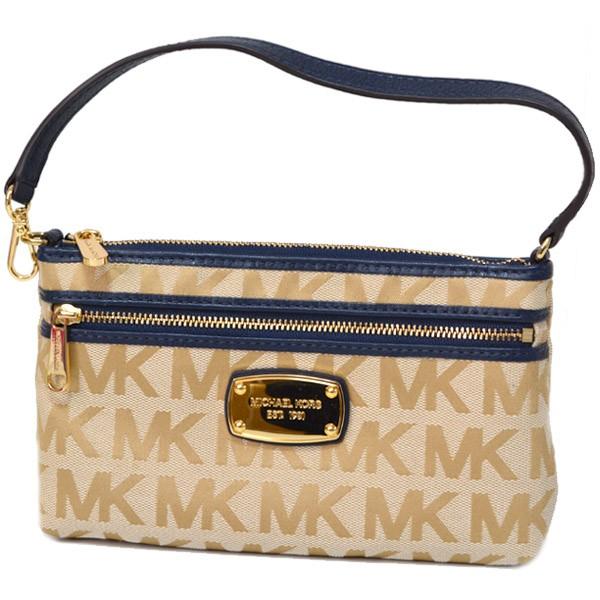 MICHAEL KORS（マイケルコース） ポーチ モノグラム レザー リスト
