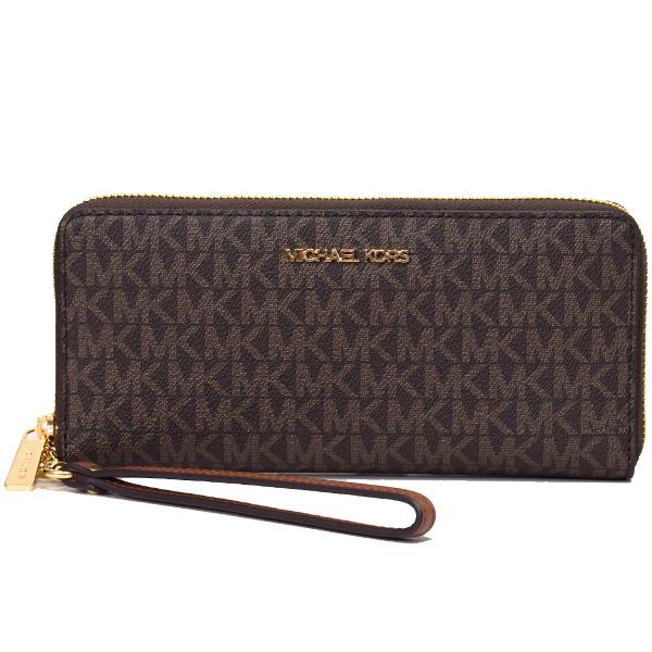 MICHAEL KORS マイケルコース 財布 コーティングキャンバス レザー 