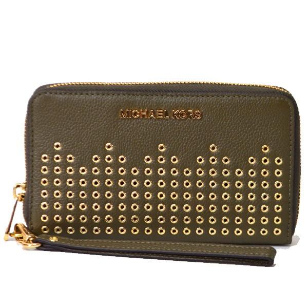 MICHAEL KORS（マイケルコース） 財布 MK MICHAEL KORS レザー ジップ
