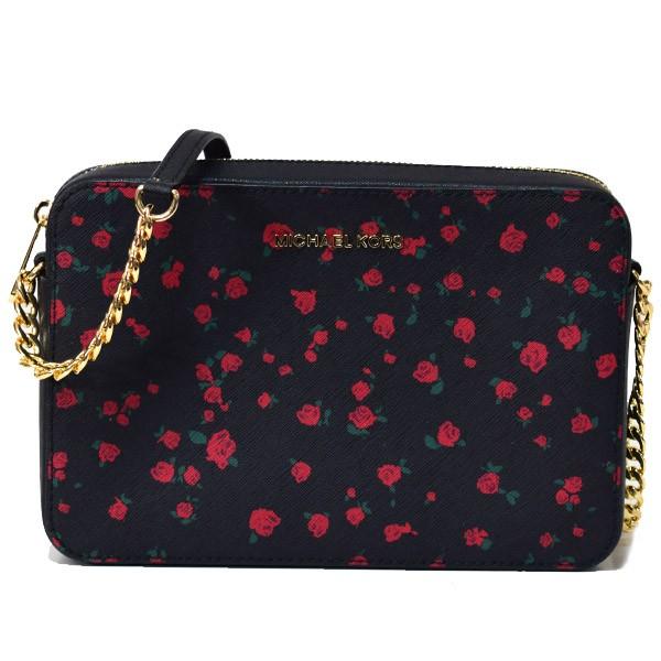 MICHAEL KORS マイケルコース バッグ コーティング レザー 花柄 バラ 