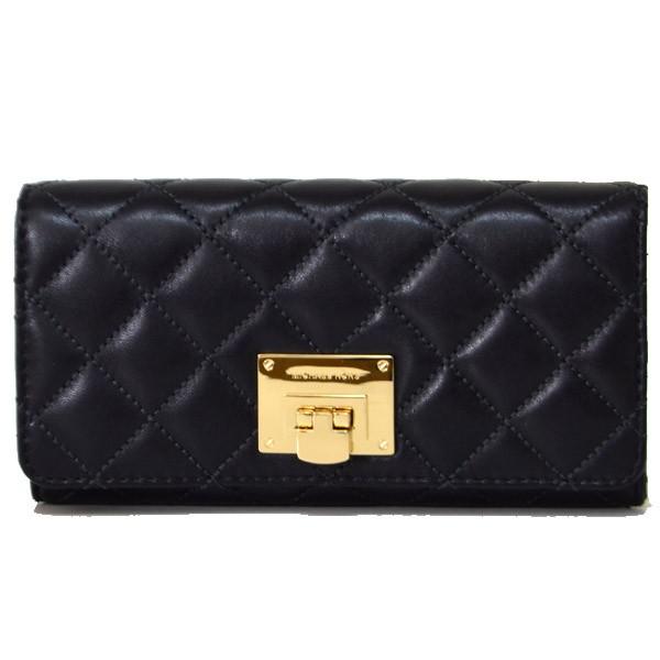 マイケルコース 長財布 MICHAEL KORS キルティング レザー 二つ折り 長 